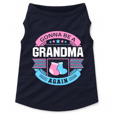 Gonna Be A Grandma Again Second Time Grandma Gifts Cute Doggie Tank