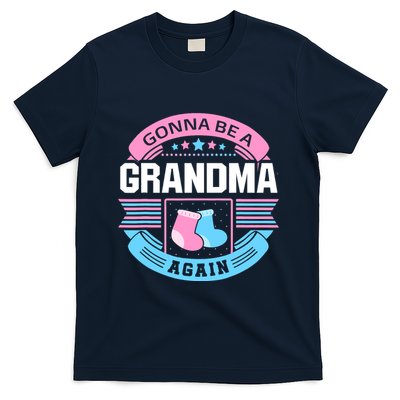 Gonna Be A Grandma Again Second Time Grandma Gifts Cute T-Shirt