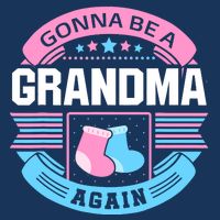 Gonna Be A Grandma Again Second Time Grandma Gifts Cute Cooling Performance Long Sleeve Crew
