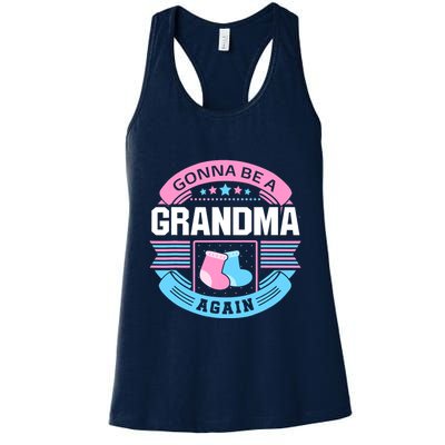 Gonna Be A Grandma Again Second Time Grandma Gifts Cute Womens Tank Top