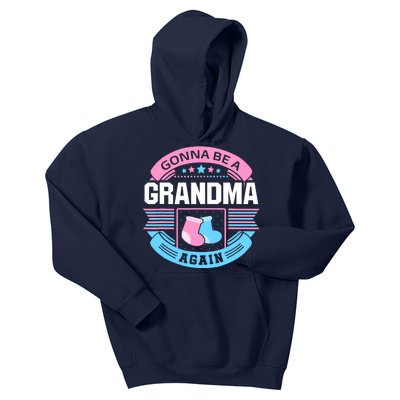 Gonna Be A Grandma Again Second Time Grandma Gifts Cute Kids Hoodie