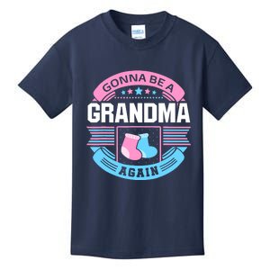 Gonna Be A Grandma Again Second Time Grandma Gifts Cute Kids T-Shirt