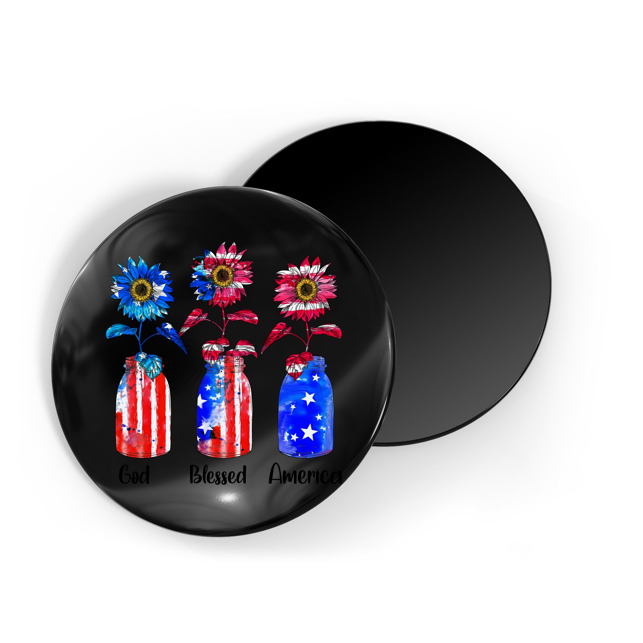 God Blessed America July 4th Magnet