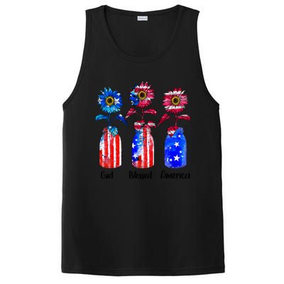 God Blessed America July 4th PosiCharge Competitor Tank