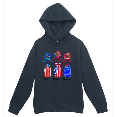 God Blessed America July 4th Urban Pullover Hoodie