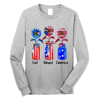 God Blessed America July 4th Long Sleeve Shirt