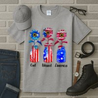 God Blessed America July 4th Tall T-Shirt