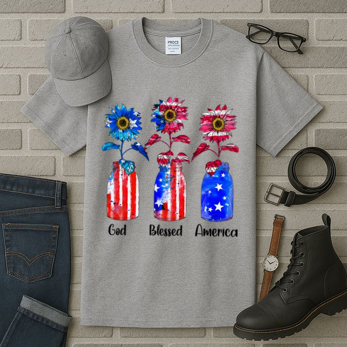 God Blessed America July 4th Tall T-Shirt