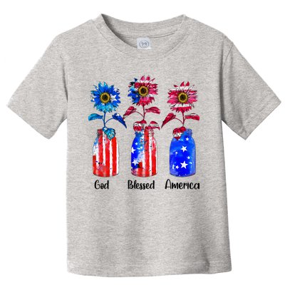 God Blessed America July 4th Toddler T-Shirt