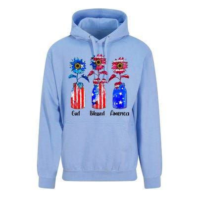 God Blessed America July 4th Unisex Surf Hoodie