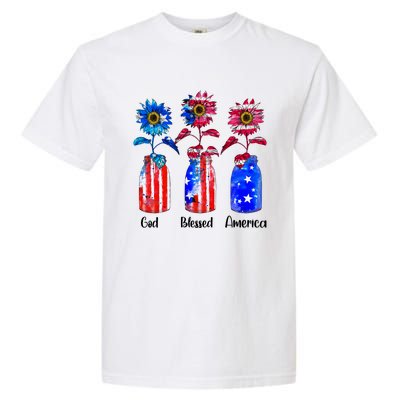 God Blessed America July 4th Garment-Dyed Heavyweight T-Shirt