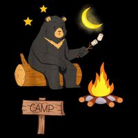Grizzly Bear and Cartoon Bear Sarcastic Tee Impact Tech Backpack