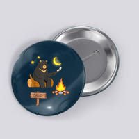 Grizzly Bear and Cartoon Bear Sarcastic Tee Button