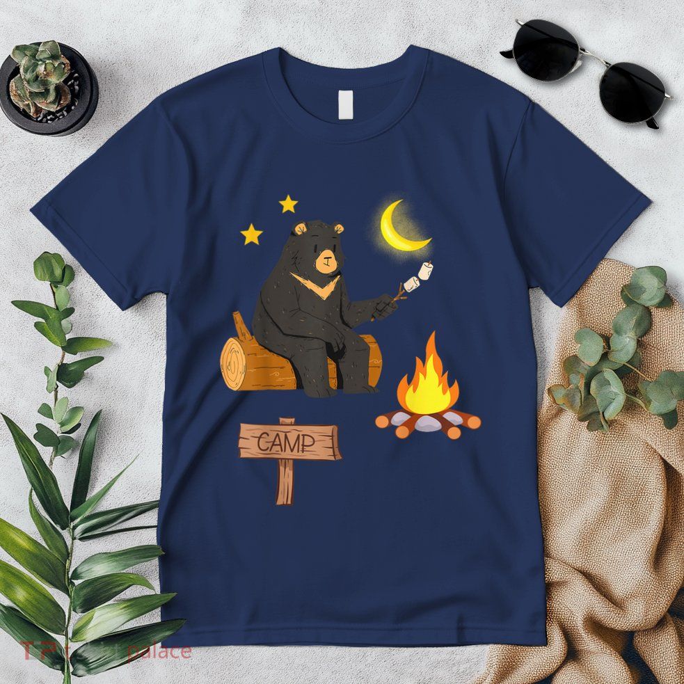 Grizzly Bear and Cartoon Bear Sarcastic Tee Premium T-Shirt