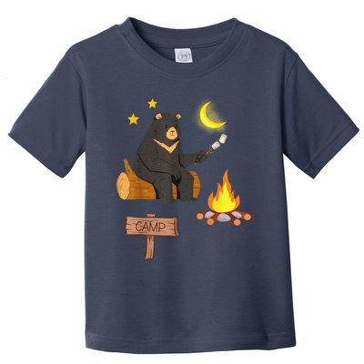 Grizzly Bear and Cartoon Bear Sarcastic Tee Toddler T-Shirt