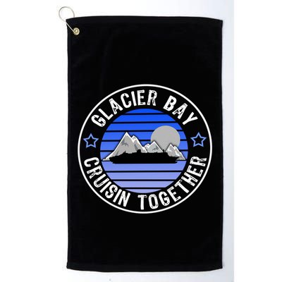 Glacier Bay Alaska Cruisin Together Family Or Group Ship Gift Golf Towel