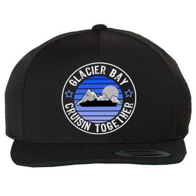 Glacier Bay Alaska Cruisin Together Family Or Group Ship Gift Wool Snapback Cap