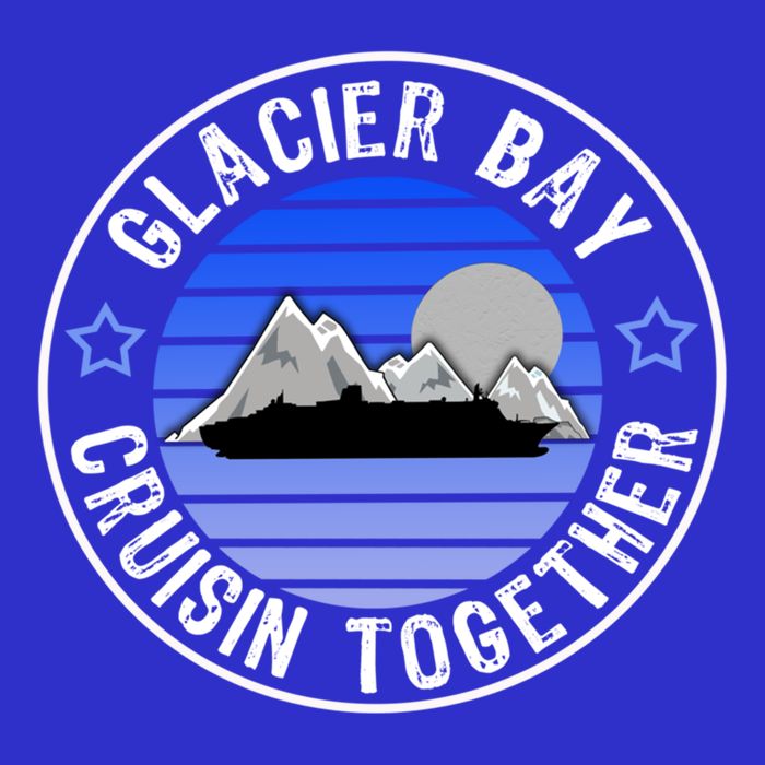Glacier Bay Alaska Cruisin Together Family Or Group Ship Gift Button