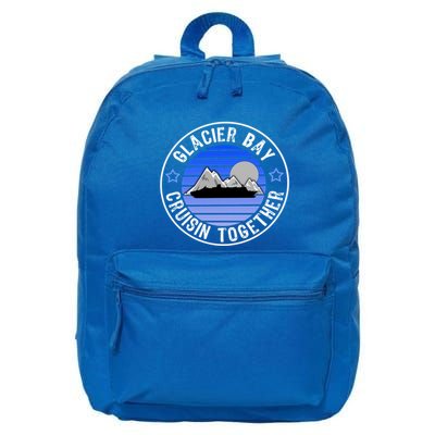 Glacier Bay Alaska Cruisin Together Family Or Group Ship Gift 16 in Basic Backpack