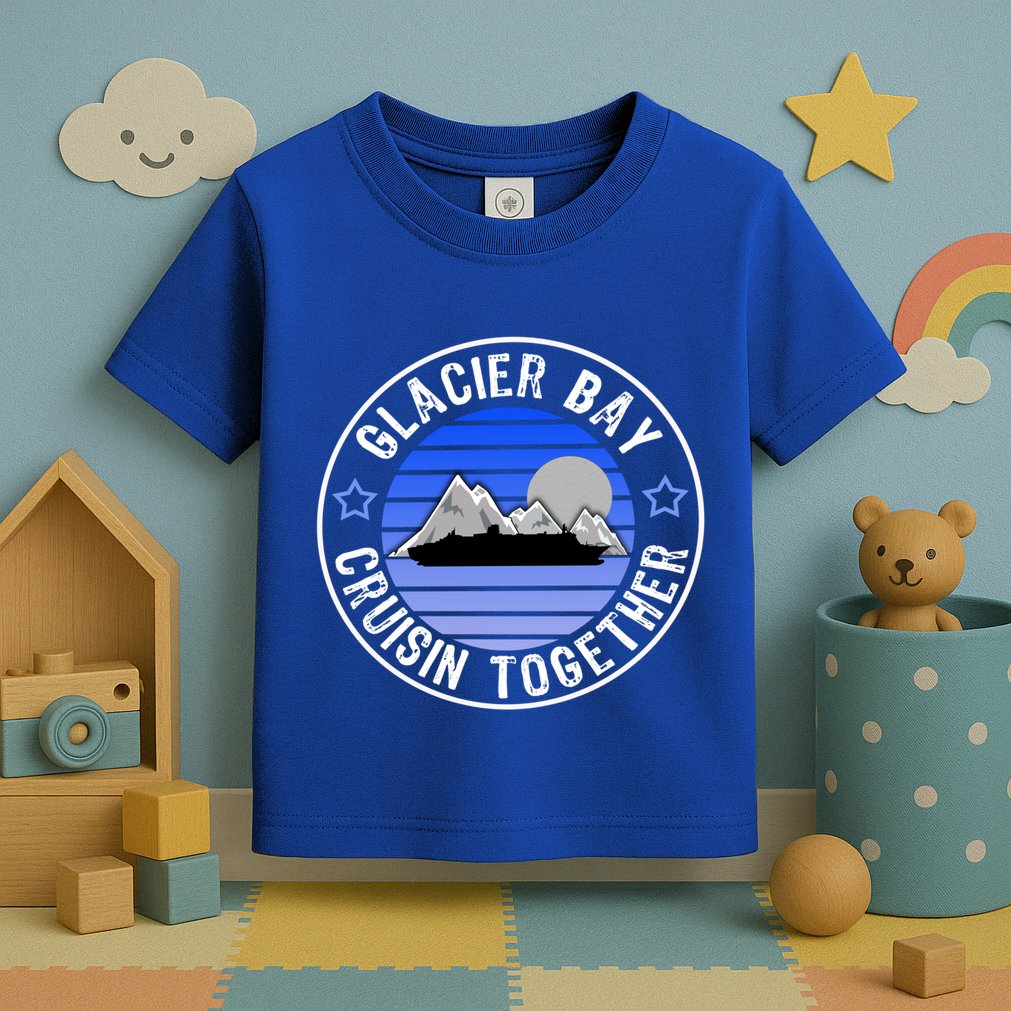 Glacier Bay Alaska Cruisin Together Family Or Group Ship Gift Toddler T-Shirt