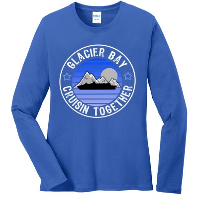 Glacier Bay Alaska Cruisin Together Family Or Group Ship Gift Ladies Long Sleeve Shirt