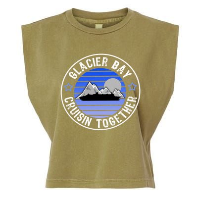 Glacier Bay Alaska Cruisin Together Family Or Group Ship Gift Garment-Dyed Women's Muscle Tee