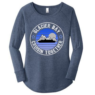 Glacier Bay Alaska Cruisin Together Family Or Group Ship Gift Women's Perfect Tri Tunic Long Sleeve Shirt