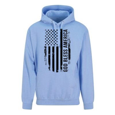 God Bless America Us Flag Cool Gift Unisex Surf Hoodie