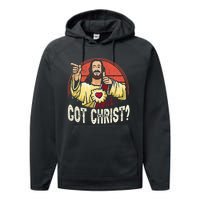 Got Buddy A Christ Christmas Cool Jesus Religious Christian Performance Fleece Hoodie