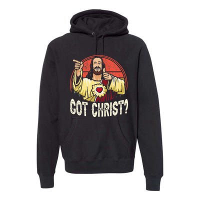 Got Buddy A Christ Christmas Cool Jesus Religious Christian Premium Hoodie