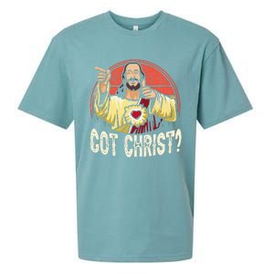 Got Buddy A Christ Christmas Cool Jesus Religious Christian Sueded Cloud Jersey T-Shirt