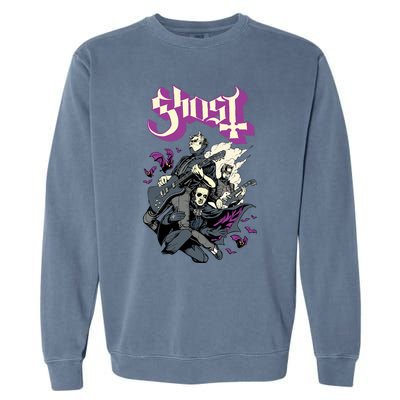 Ghost – Bats And Band Garment-Dyed Sweatshirt