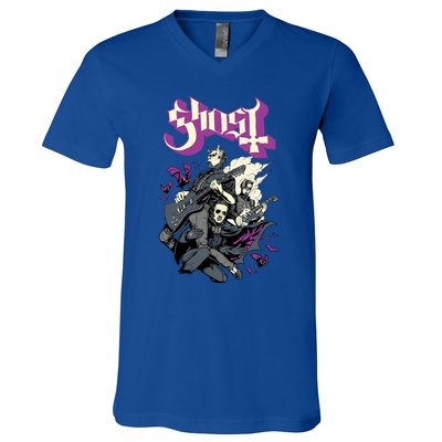 Ghost – Bats And Band V-Neck T-Shirt