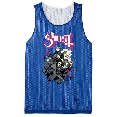 Ghost – Bats And Band Mesh Reversible Basketball Jersey Tank