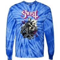 Ghost – Bats And Band Tie-Dye Long Sleeve Shirt