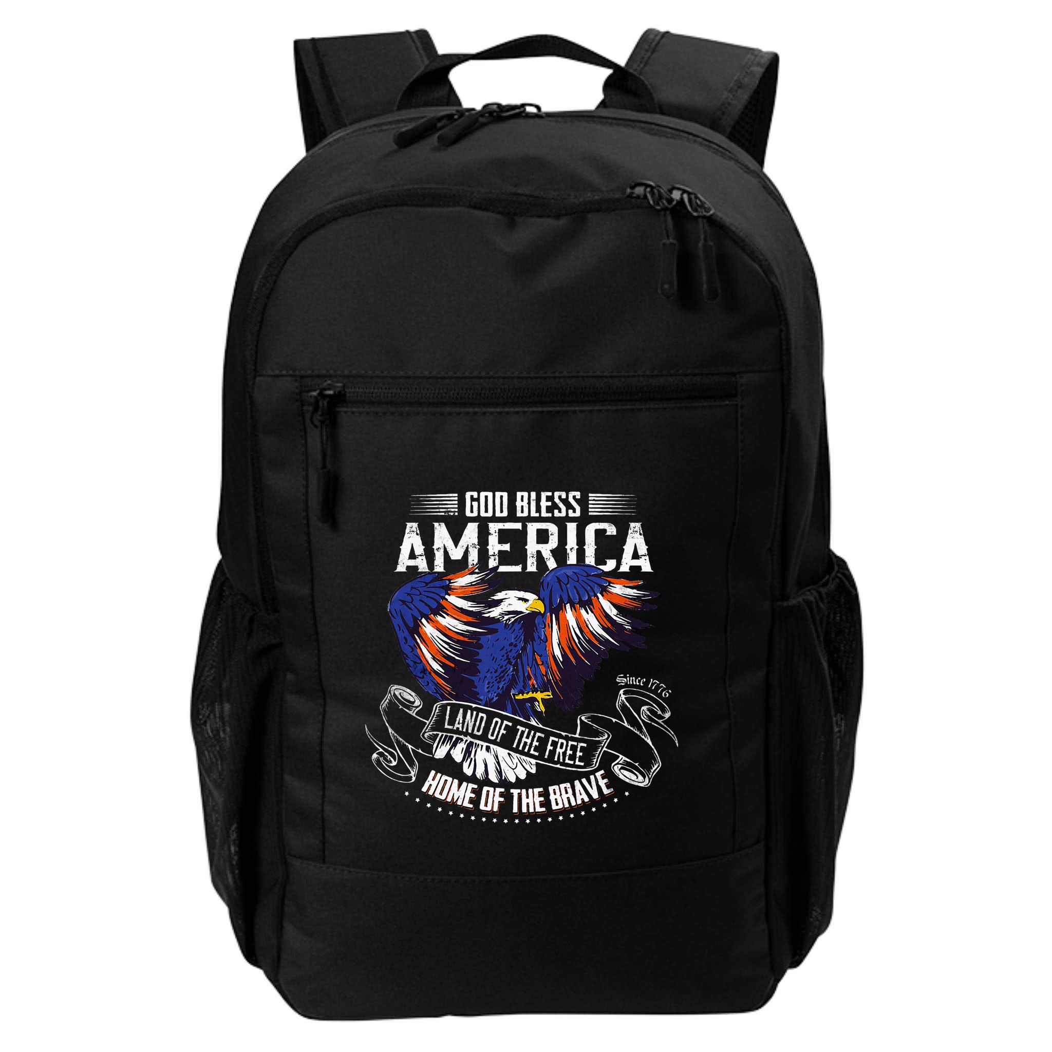 God Bless America Land Of The Free Because Of The Brave Backpack