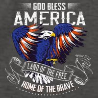 God Bless America Land Of The Free Because Of The Brave Vector Backpack