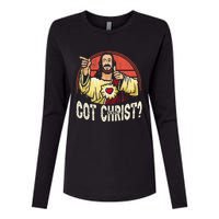 Got Buddy A Christ Christmas Cool Jesus Religious Christian Womens Cotton Relaxed Long Sleeve T-Shirt