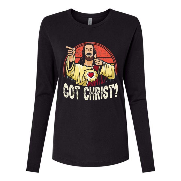 Got Buddy A Christ Christmas Cool Jesus Religious Christian Womens Cotton Relaxed Long Sleeve T-Shirt