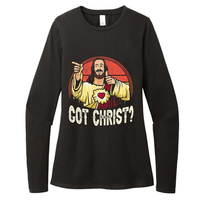 Got Buddy A Christ Christmas Cool Jesus Religious Christian Womens CVC Long Sleeve Shirt