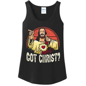 Got Buddy A Christ Christmas Cool Jesus Religious Christian Ladies Essential Tank