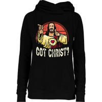 Got Buddy A Christ Christmas Cool Jesus Religious Christian Womens Funnel Neck Pullover Hood