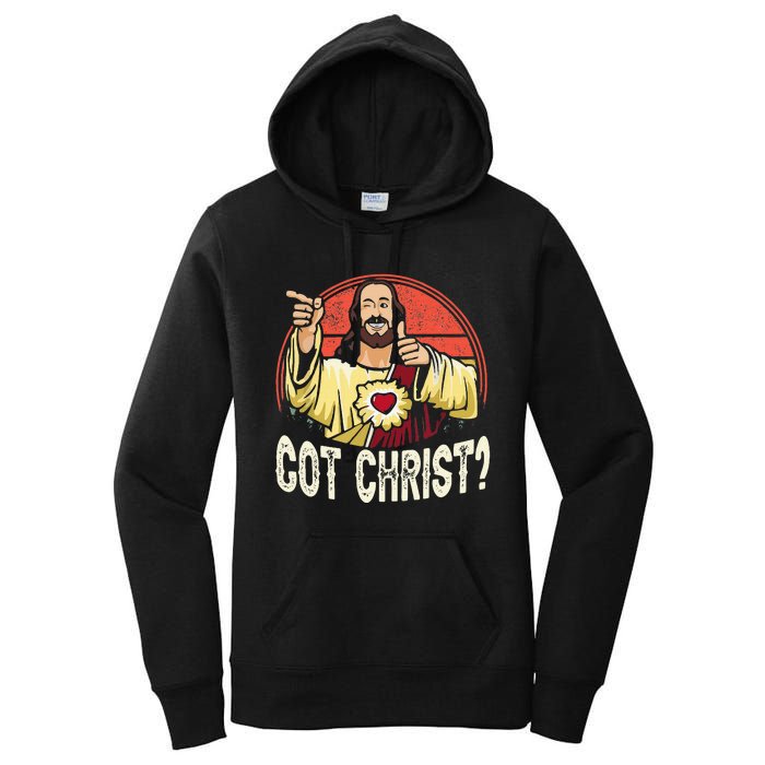 Got Buddy A Christ Christmas Cool Jesus Religious Christian Women's Pullover Hoodie