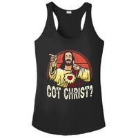 Got Buddy A Christ Christmas Cool Jesus Religious Christian Ladies PosiCharge Competitor Racerback Tank