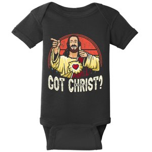 Got Buddy A Christ Christmas Cool Jesus Religious Christian Baby Bodysuit