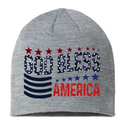 God Bless America Patriotic 4th Of July Pride Sustainable Beanie