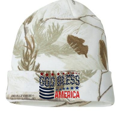 God Bless America Patriotic 4th Of July Pride Kati Licensed 12" Camo Beanie