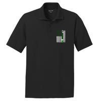 Green Beer American Flag St PatrickS Day PosiCharge RacerMesh Polo