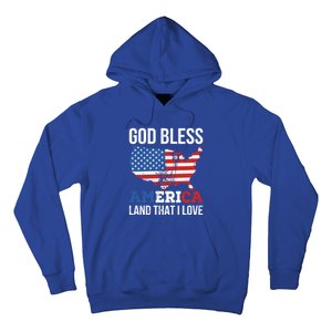 God Bless America Land That I Love Usa 4th Of July Gift Hoodie