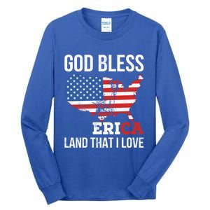 God Bless America Land That I Love Usa 4th Of July Gift Tall Long Sleeve T-Shirt